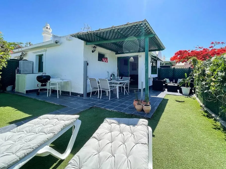 Cozy & Modern Bungalow W/Private Garden Bbq+Wifi Maspalomas  Apartman